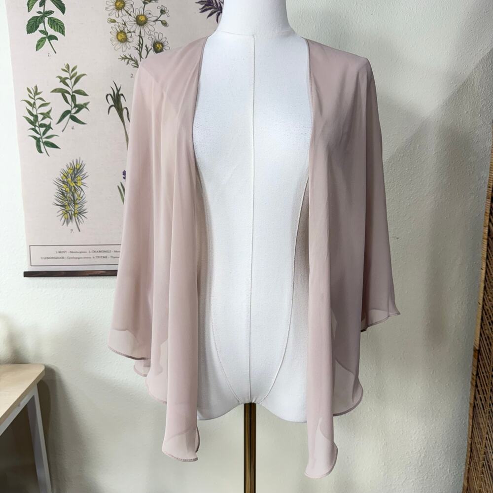 Sheer Open Front Cape Cardigan Fairy Forest Mori Kei Romantic Femme Coquette OS